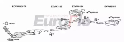 Система выпуска ОГ EuroFlo VWPAS36 2001